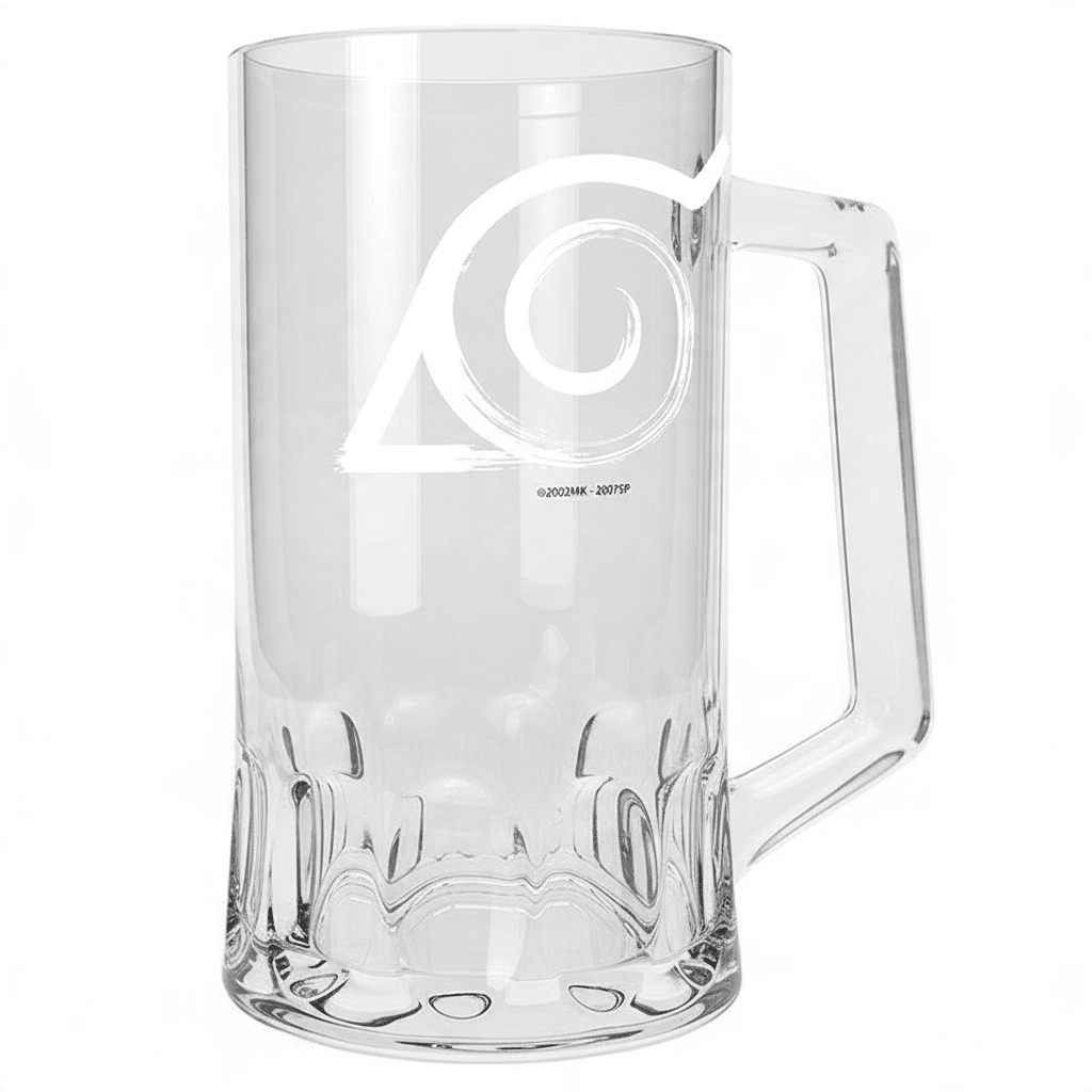 Naruto Shippuden Konoha glazen bierpul 500 ml - Fans Geek Storeproduct_type#Naruto