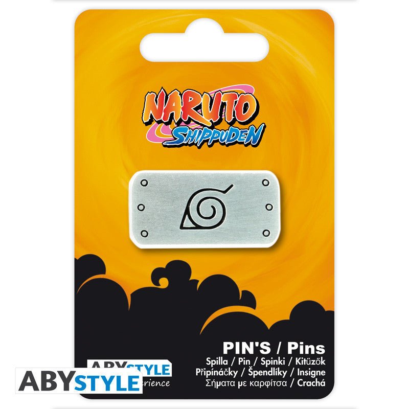 Naruto Shippuden metalen pin – Konoha-symbool – 3 × 1,5 cm - Fans Geek Storeproduct_type#ABYstyle