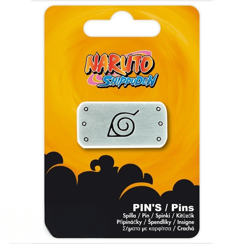 Naruto Shippuden metalen pin – Konoha-symbool – 3 × 1,5 cm - Fans Geek Storeproduct_type#ABYstyle