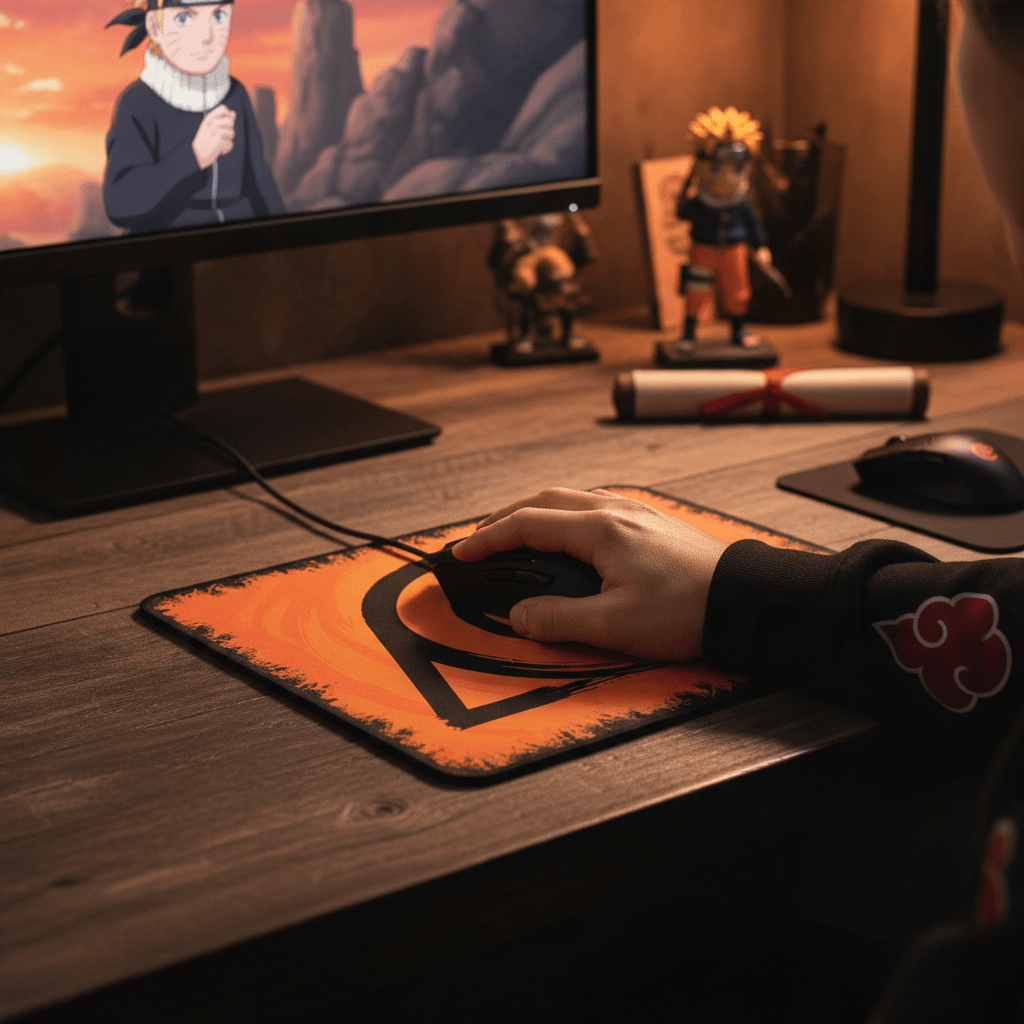 Naruto Shippuden muismat – Konoha – 23,5 × 19,5 cm - Fans Geek Storeproduct_type#Naruto