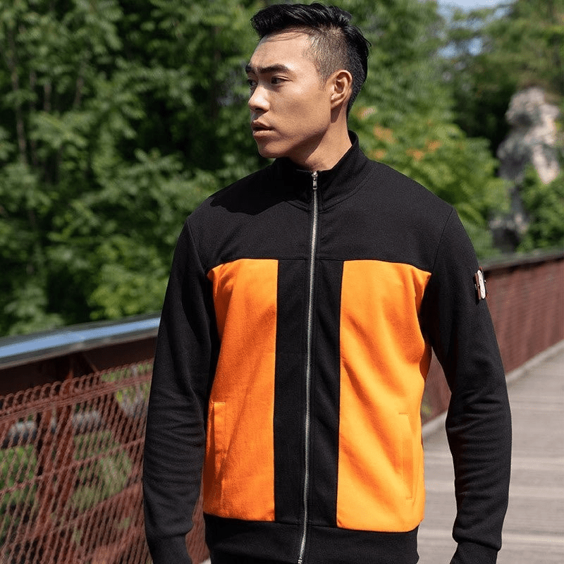 Naruto Shippuden Naruto replica jas oranje en zwart - Fans Geek Storeproduct_type#ABYstyle