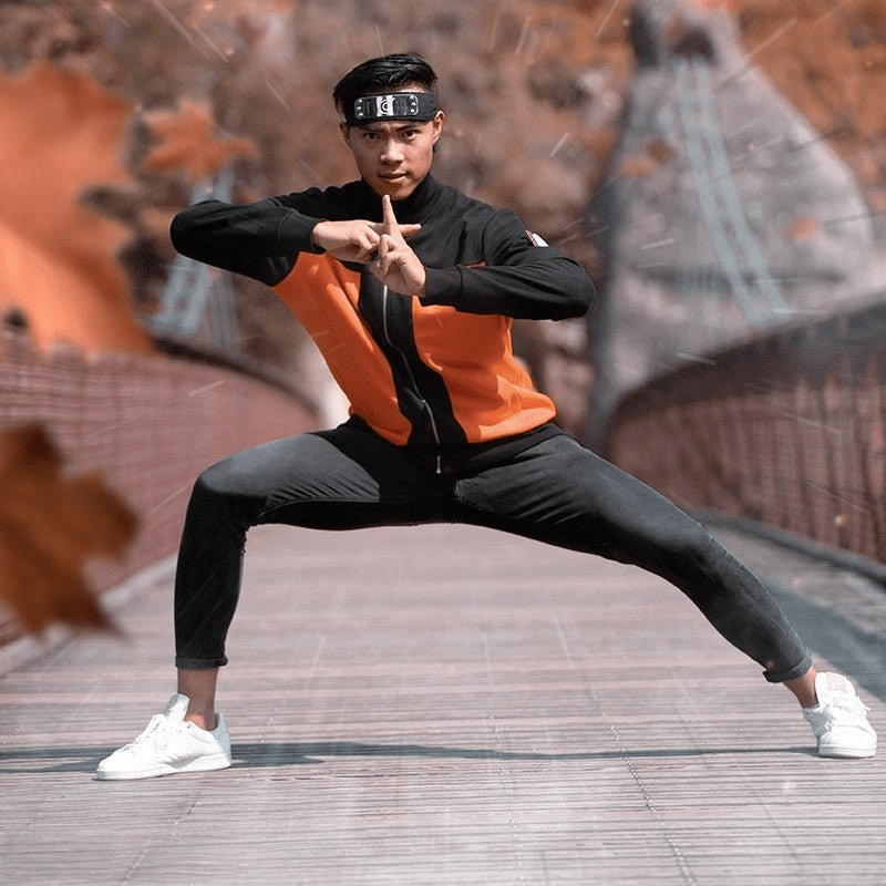 Naruto Shippuden Naruto replica jas oranje en zwart - Fans Geek Storeproduct_type#ABYstyle