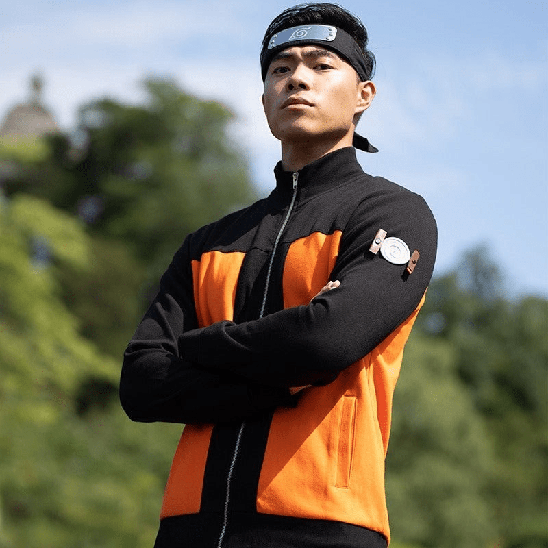Naruto Shippuden Naruto replica jas oranje en zwart - Fans Geek Storeproduct_type#ABYstyle