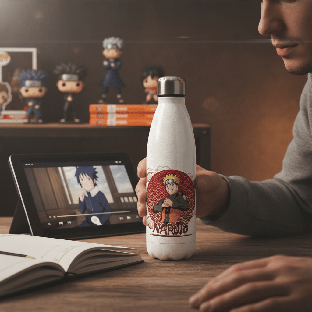 Naruto Shippuden Naruto & Sasuke geïsoleerde drinkfles 500 ml - Fans Geek Storeproduct_type#ABYstyle