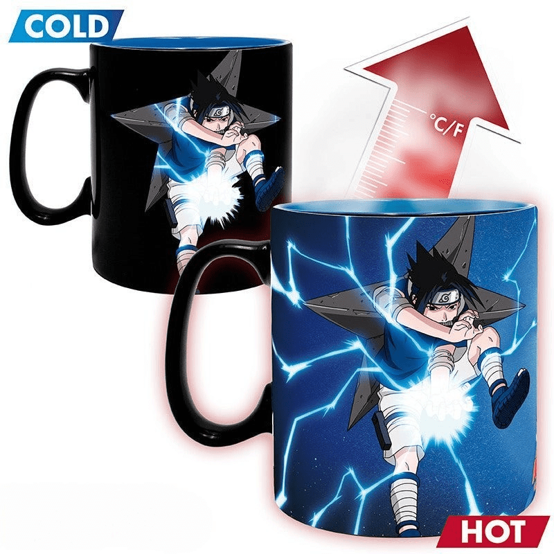 Naruto Shippuden Naruto & Sasuke warmtegevoelige mok 460 ml - Fans Geek Storeproduct_type#ABYstyle