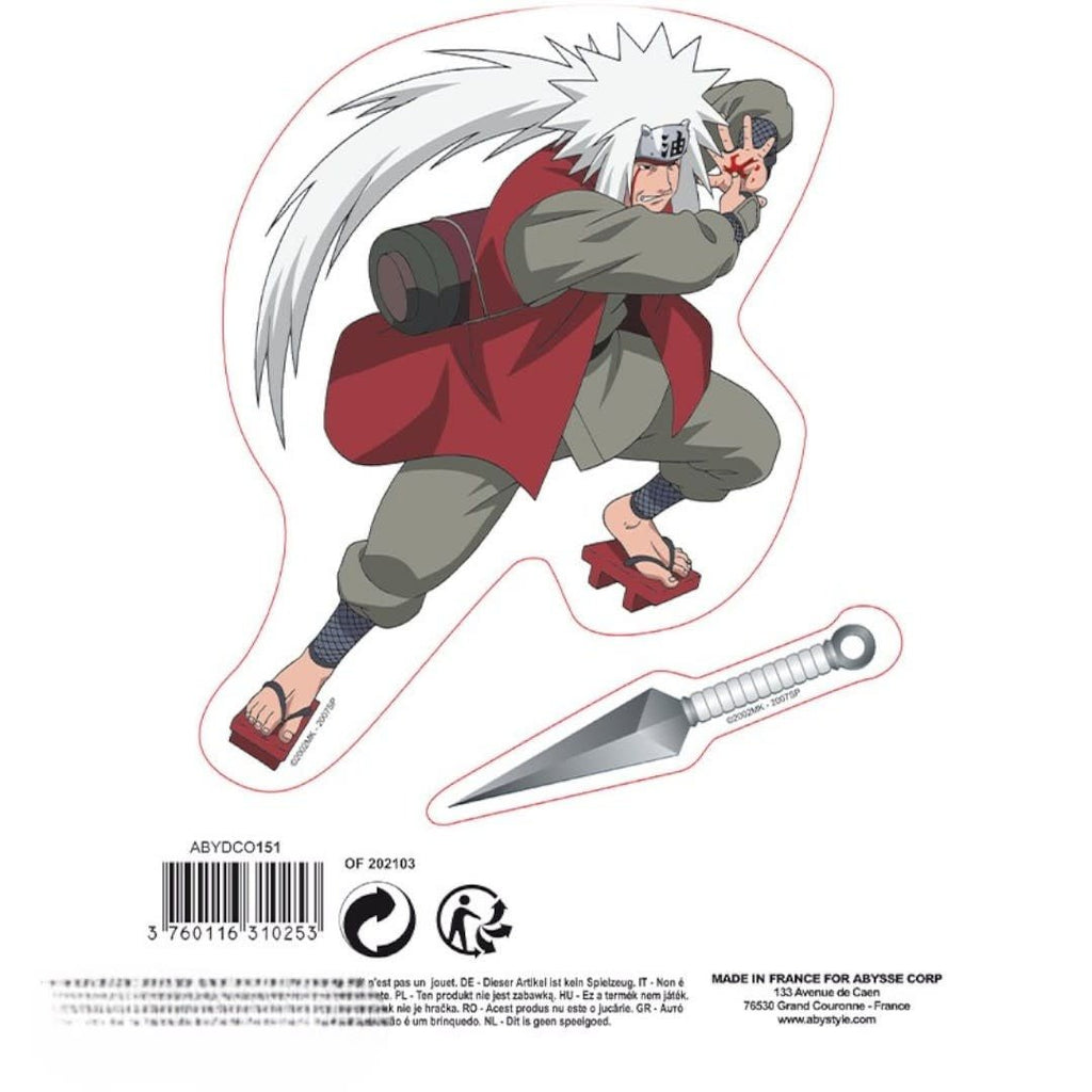 NARUTO SHIPPUDEN - Stickers - 16x11cm/ 2 sheets - Naruto/ Jiraiya - Fans Geek Store