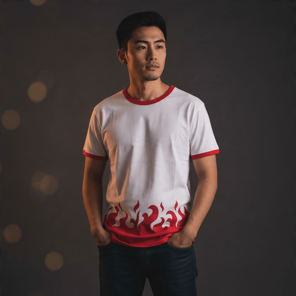 Naruto Shippuden T-shirt – 4th Hokage wit - Fans Geek Storeproduct_type#ABYstyle