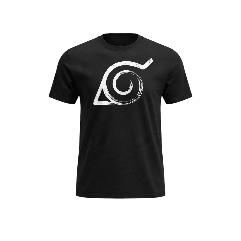 Naruto Shippuden T-shirt – Konoha – Heren zwart - Fans Geek Storeproduct_type#ABYstyle