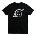 Naruto Shippuden T-shirt – Konoha – Heren zwart - Fans Geek Storeproduct_type#ABYstyle