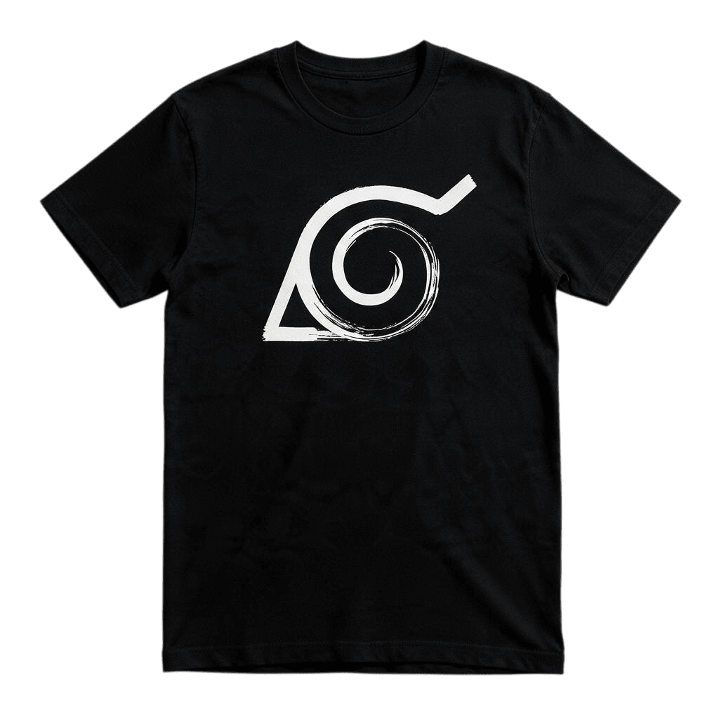Naruto Shippuden T-shirt – Konoha – Heren zwart - Fans Geek Storeproduct_type#ABYstyle