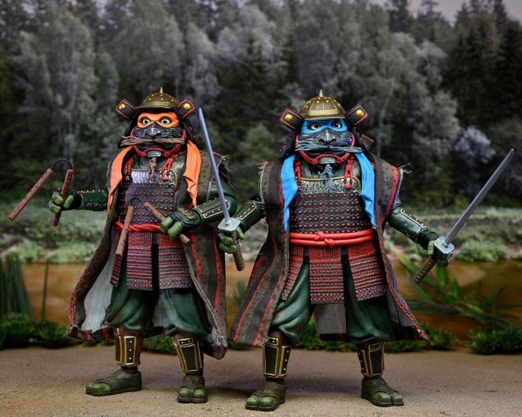 NECA TMNT III actiefiguren 2 - pack Leonardo & Michelangelo 18 cm - Fans Geek Storeproduct_typeNECA