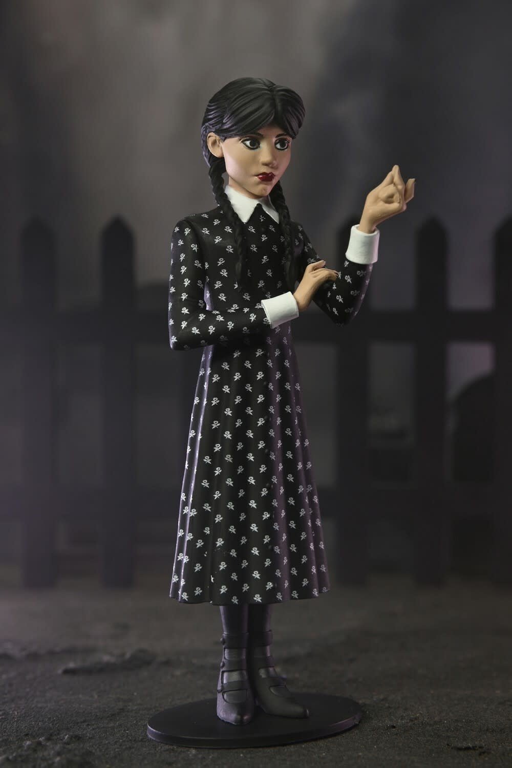 Wednesday: Toony Terrors - 6 inch Action Figure - Wednesday Addams (Classic Dress) - Fans Geek Store