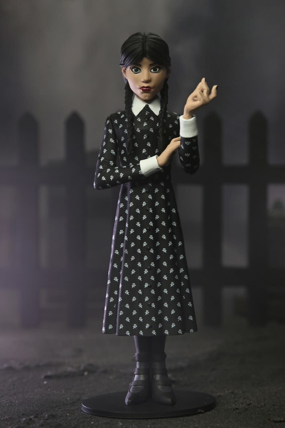 Wednesday: Toony Terrors - 6 inch Action Figure - Wednesday Addams (Classic Dress) - Fans Geek Store
