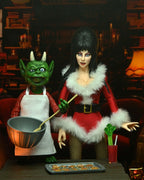 Elvira: Very Scary Xmas Elvira 8 inch Clothed Action Figure - Fans Geek Store