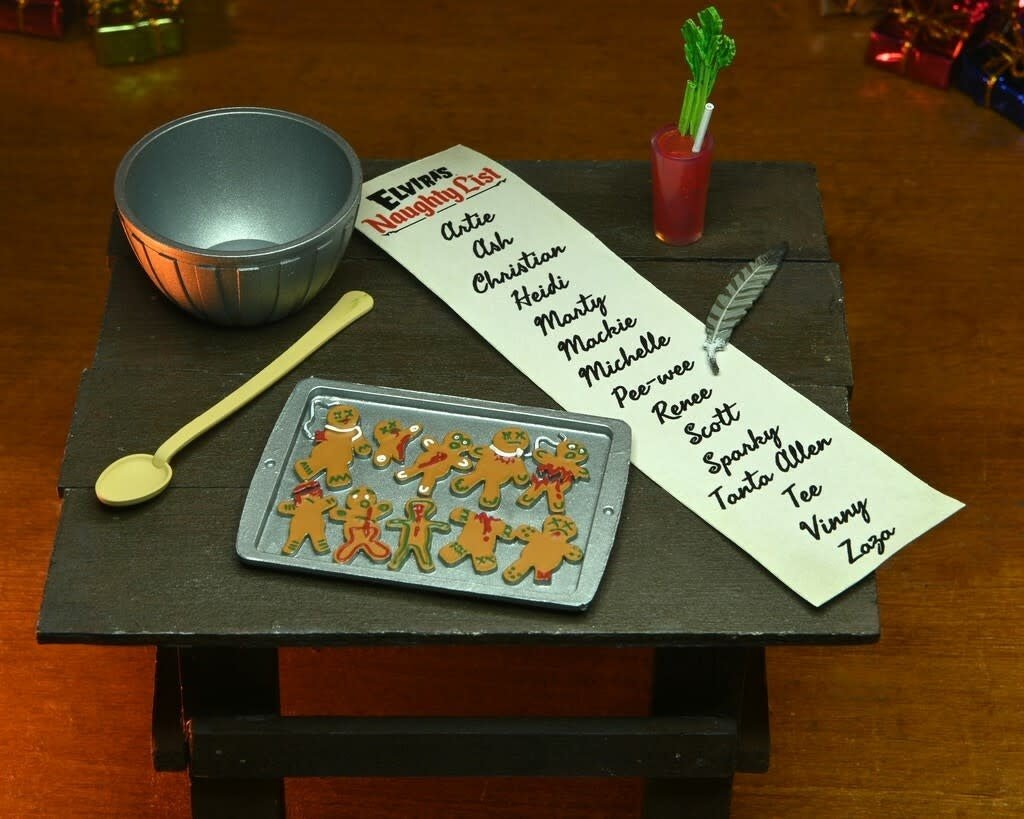 Elvira: Very Scary Xmas Elvira 8 inch Clothed Action Figure - Fans Geek Store