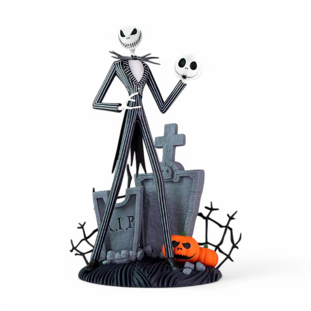 NIGHTMARE BEFORE XMAS Figurine Jack scary smiling face - Fans Geek Store