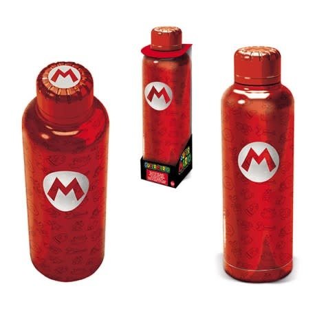 Super Mario: Stainless Steel Bottle SOLID 515 ml - Fans Geek Store
