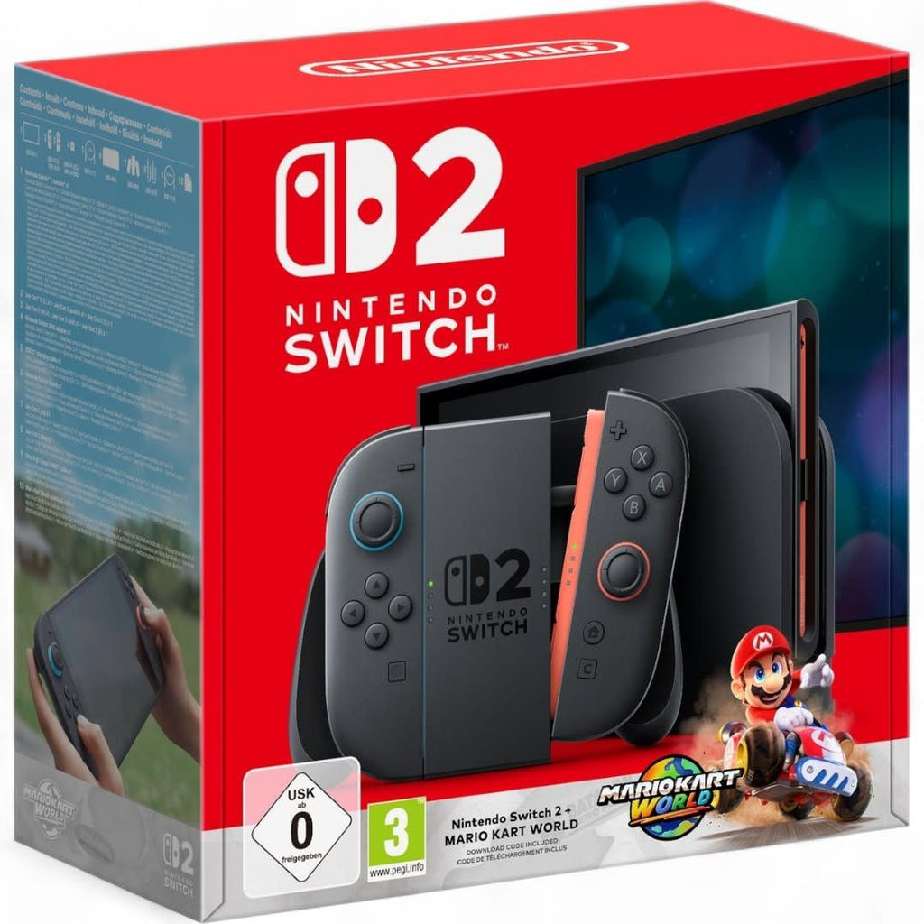 Nintendo Switch 2 Console + Mario Kart World (Download Code) - Fans Geek Store