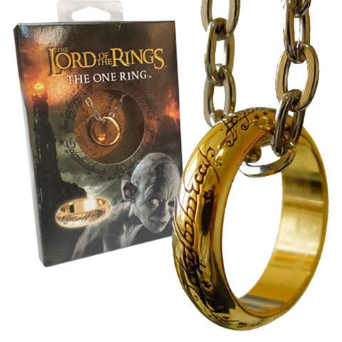 Lord of the Rings: The One Ring - Pendant Necklace Costume Replica - Fans Geek Store