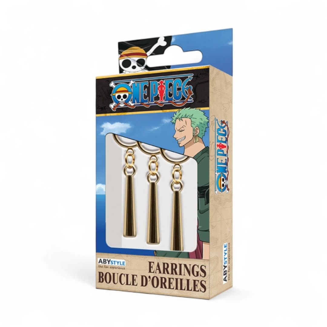ONE PIECE - 3 earrings set Zoro - Fans Geek Store