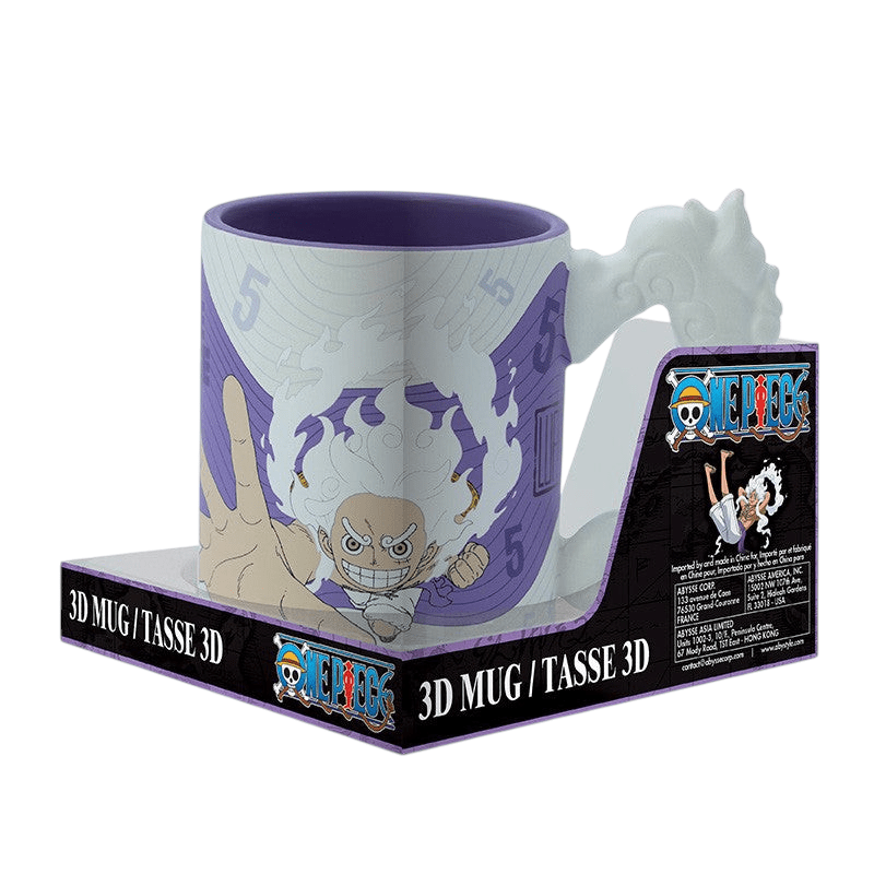 One Piece 3D Mok Luffy Gear 5 Dolomiet 460 ml - Fans Geek Storeproduct_typeABYstyle