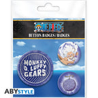 One Piece Badges Set Luffy Gear 5th ABYstyle 3 Stuks