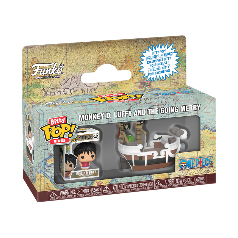 One Piece Bitty POP! Ride Vinyl Figuur Going Merry met Luffy 2,5 cm - Fans Geek Storeproduct_typeFunko