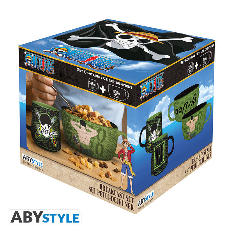 One Piece Ontbijtset Zoro ABYstyle Keramiek
