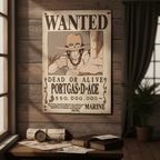 One Piece Chibi Wanted-poster Portgas D. Ace - Fans Geek Storeproduct_type#GB eye
