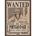 One Piece Chibi Wanted-poster Portgas D. Ace - Fans Geek Storeproduct_type#GB eye