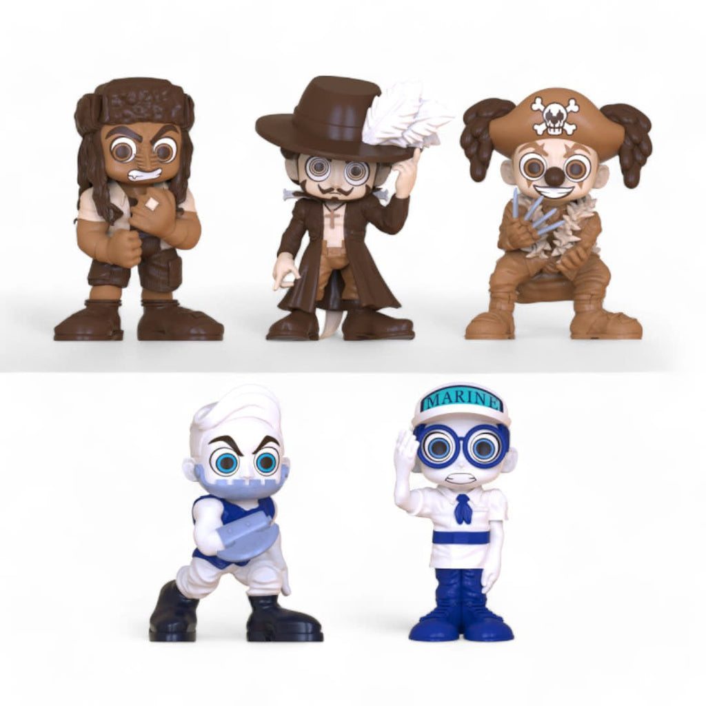 One Piece - Collectible Figure Pack - Pirates & Marines - Fans Geek Store