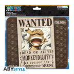 One Piece Muismat Wanted Luffy ABYstyle 23.5x19.5cm