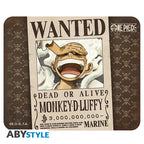 One Piece Muismat Wanted Luffy ABYstyle 23.5x19.5cm