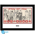 One Piece Ingelijste Poster Straw Hat Crew GB eye 30.5x40.6cm