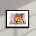 One Piece Going Merry ingelijste poster 30,5 × 40,6 cm - Fans Geek Storeproduct_type#GB eye