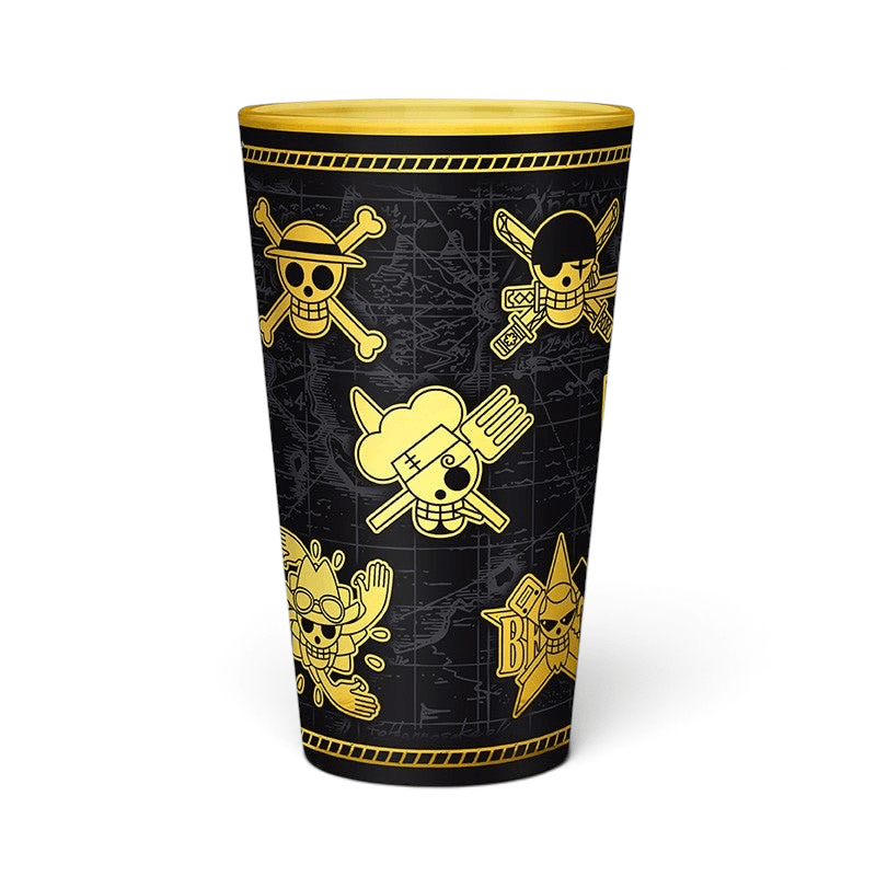 One Piece Gold Skulls Glas 400 ml - Fans Geek Storeproduct_typeOne Piece