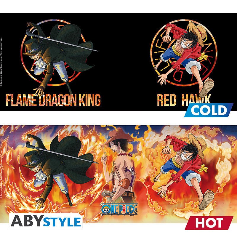 One Piece Heat Change Mok 460 ml - Luffy & Sabo - Fans Geek Storeproduct_typeAbysse Corp