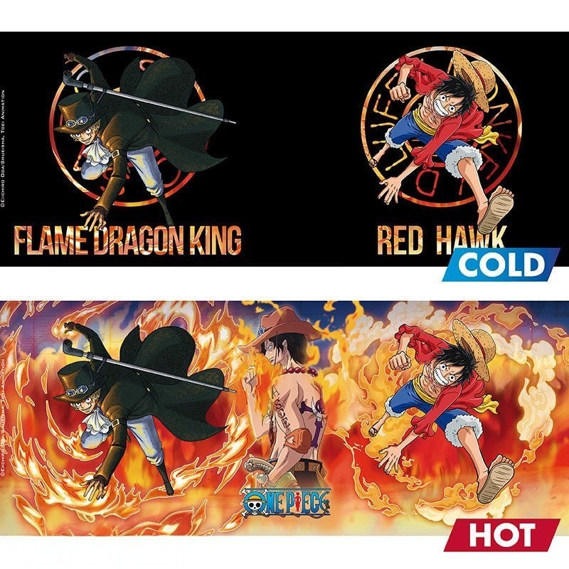 One Piece Heat Change Mok 460 ml - Luffy & Sabo - Fans Geek Storeproduct_typeAbysse Corp