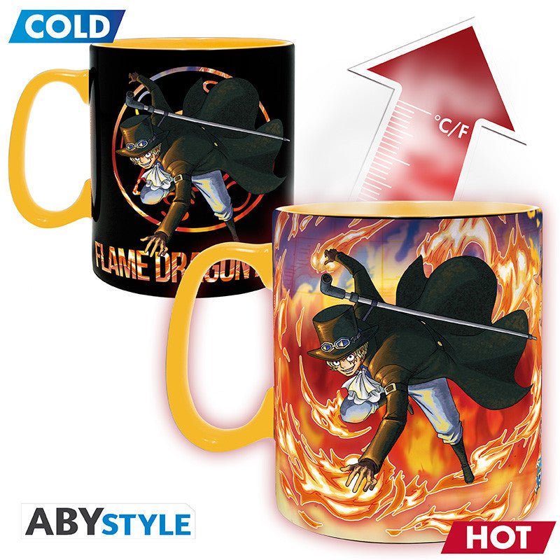 One Piece Heat Change Mok 460 ml - Luffy & Sabo - Fans Geek Storeproduct_typeAbysse Corp
