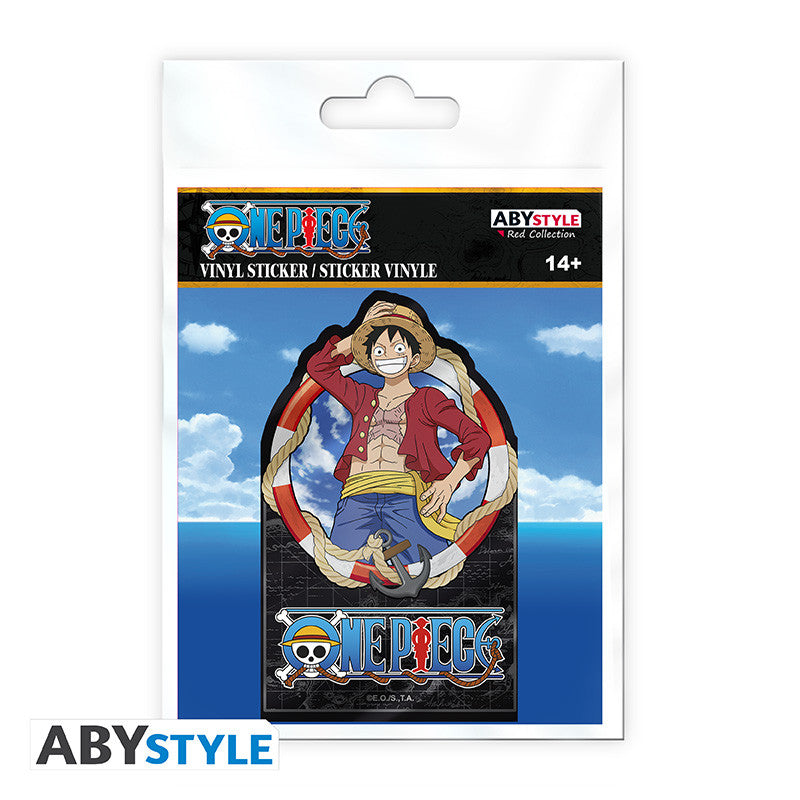 One Piece Sticker Luffy ABYstyle Vinyl 6.4x9.9cm