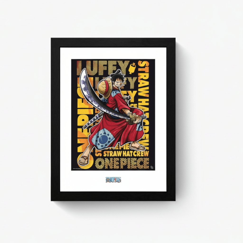 One Piece Ingelijste Poster Luffy in Wano - Fans Geek Storeproduct_type#GBEye