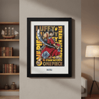 One Piece Ingelijste Poster Luffy in Wano - Fans Geek Storeproduct_type#GBEye
