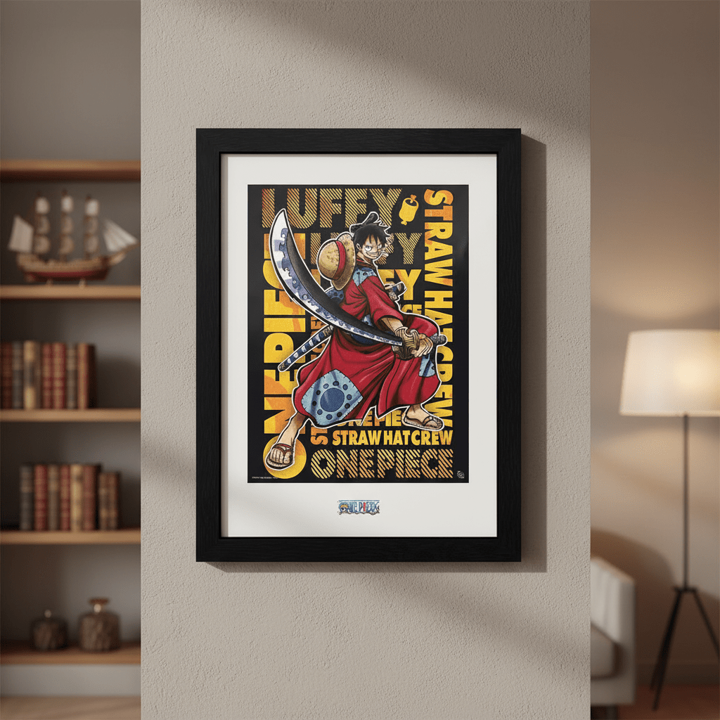 One Piece Ingelijste Poster Luffy in Wano - Fans Geek Storeproduct_type#GBEye