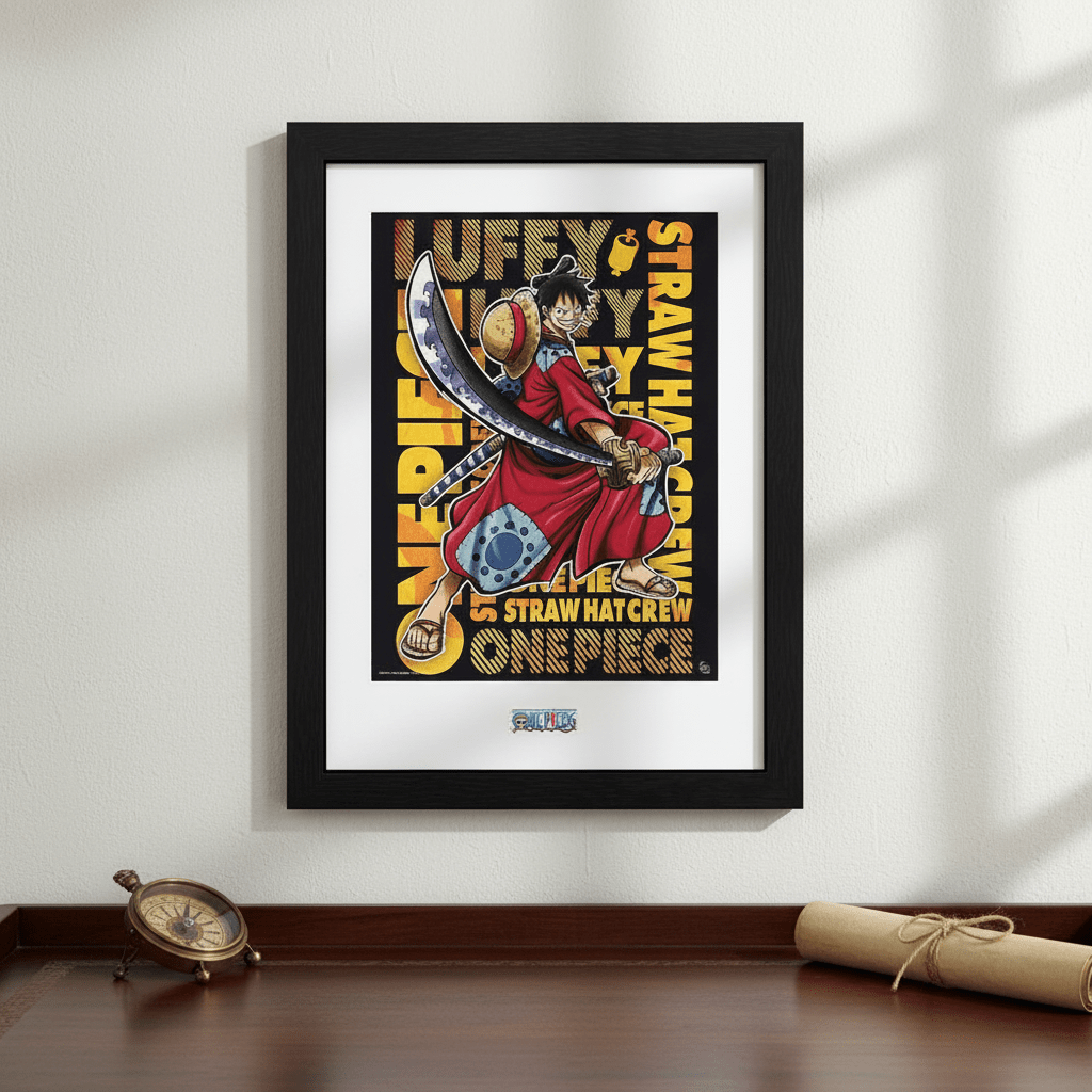 One Piece Ingelijste Poster Luffy in Wano - Fans Geek Storeproduct_type#GBEye