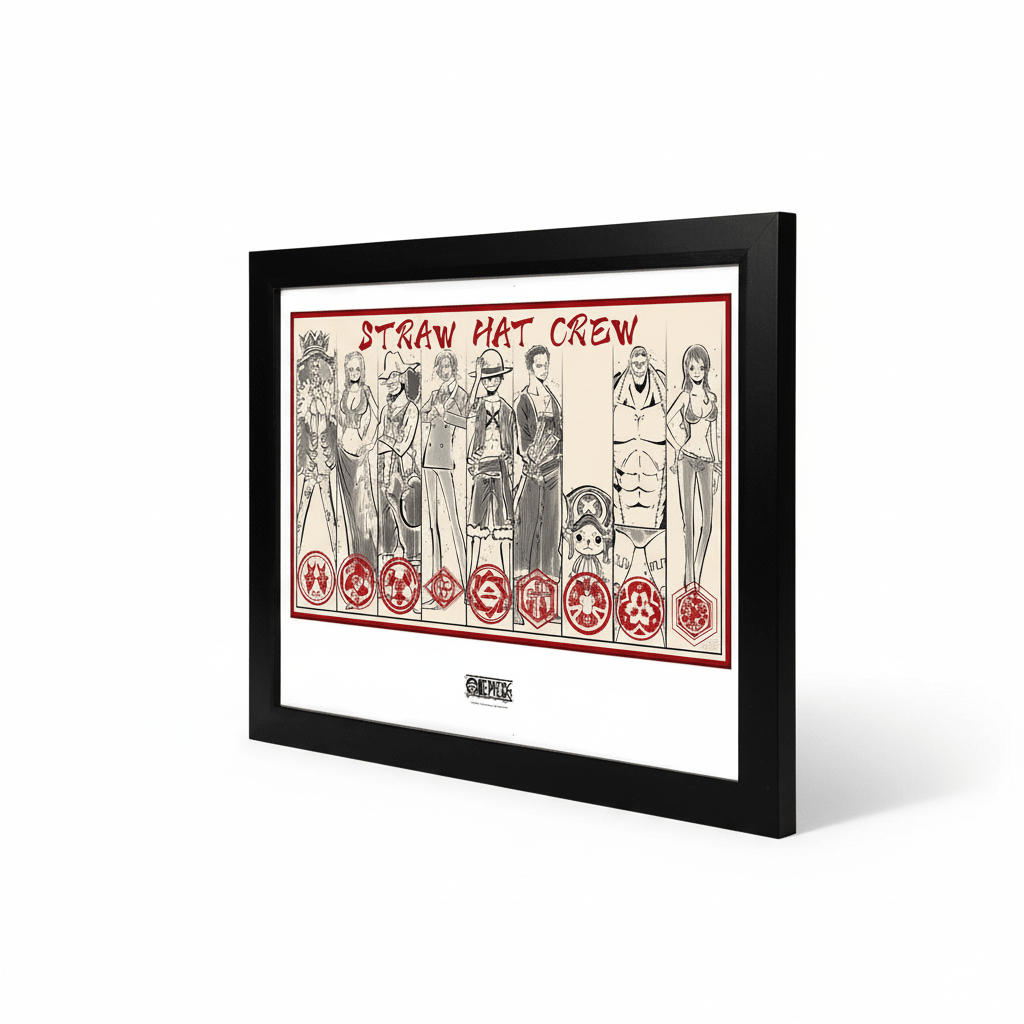 One Piece Ingelijste Poster Straw Hat Crew - Fans Geek Storeproduct_type#GB eye