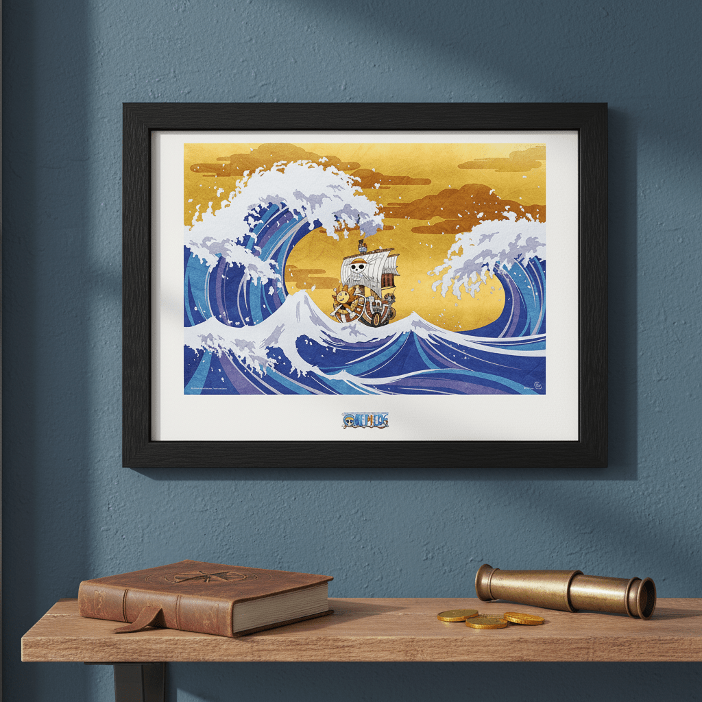 One Piece Ingelijste Poster Thousand Sunny - Fans Geek Storeproduct_type#GBEye
