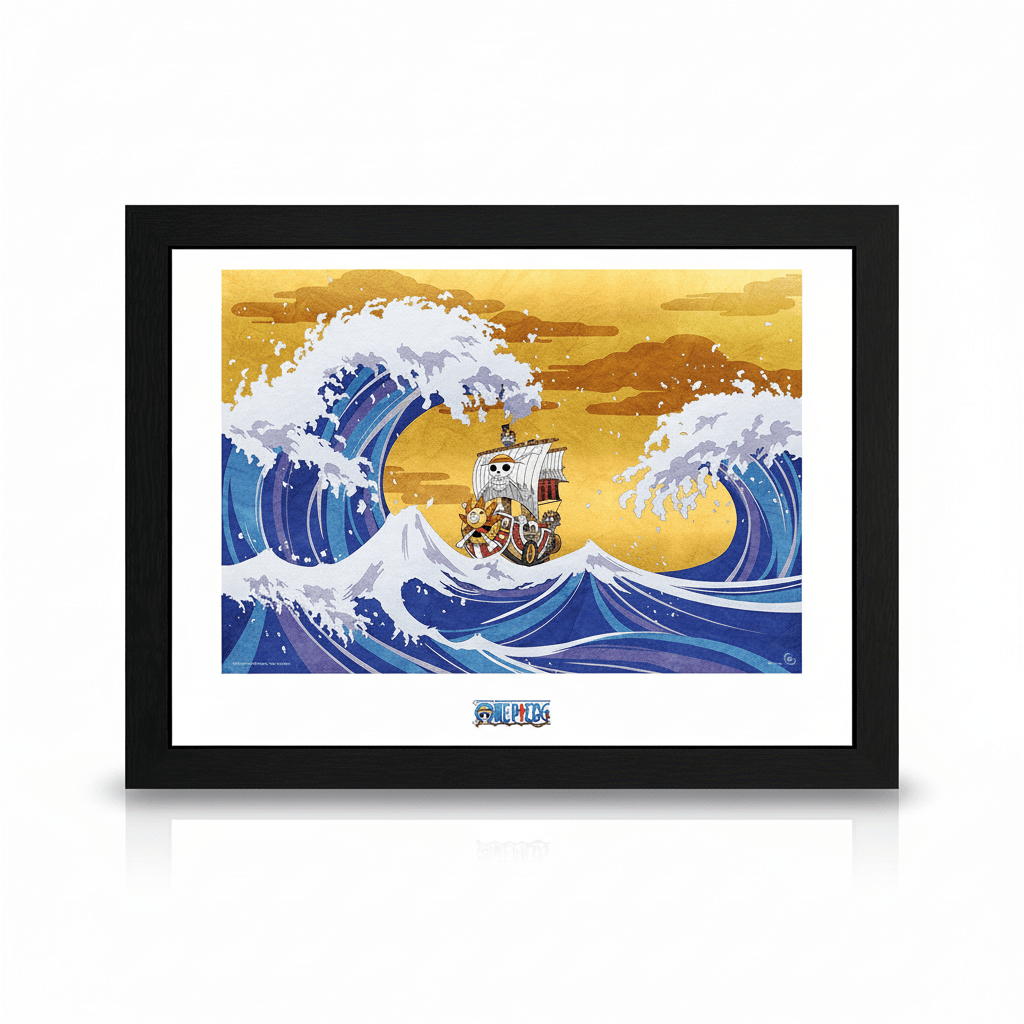 One Piece Ingelijste Poster Thousand Sunny - Fans Geek Storeproduct_type#GBEye