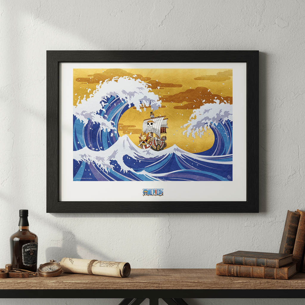 One Piece Ingelijste Poster Thousand Sunny - Fans Geek Storeproduct_type#GBEye