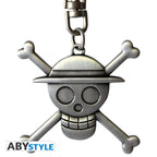 One Piece Sleutelhanger 3D Skull Luffy ABYstyle 4.8x4.5cm