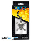 One Piece Sleutelhanger 3D Skull Luffy ABYstyle 4.8x4.5cm